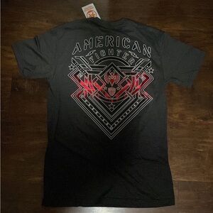 American Fighter Men's Black Graphic T-Shirt